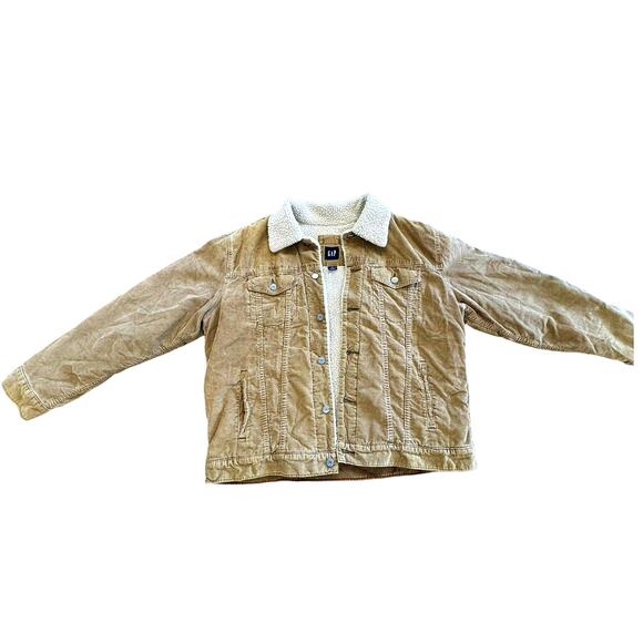 VINTAGE "GAP" Y2K ,Corduroy Jacket, XL ,Tan ,Grunge, 90'S, Western,Woodland - Picture 11 of 15